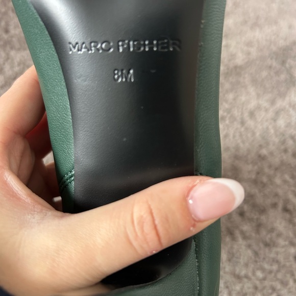 Marc Fisher Dark Green Heeled Boots - Picture 3 of 3